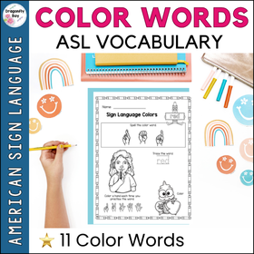 Color Words ASL American Sign Language